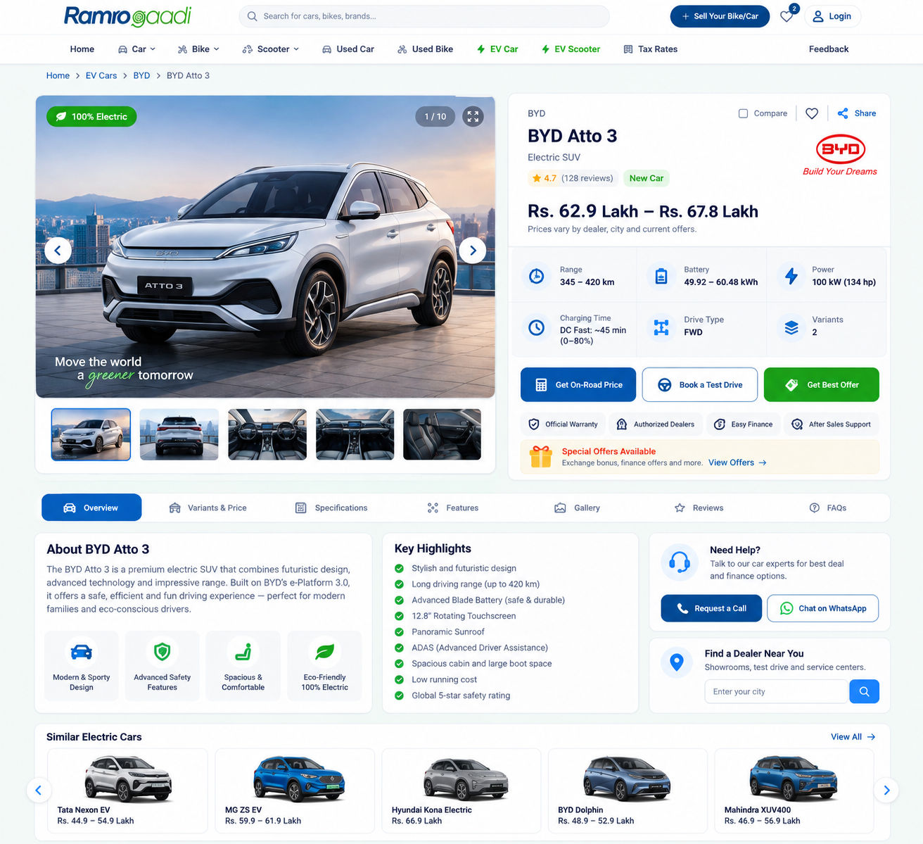 2024 BYD ATTO 1 for sale in Arghakhanchi